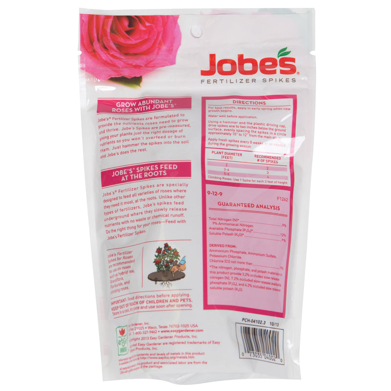 Jobe's Organic Spikes Root Feeder 16 oz 04102