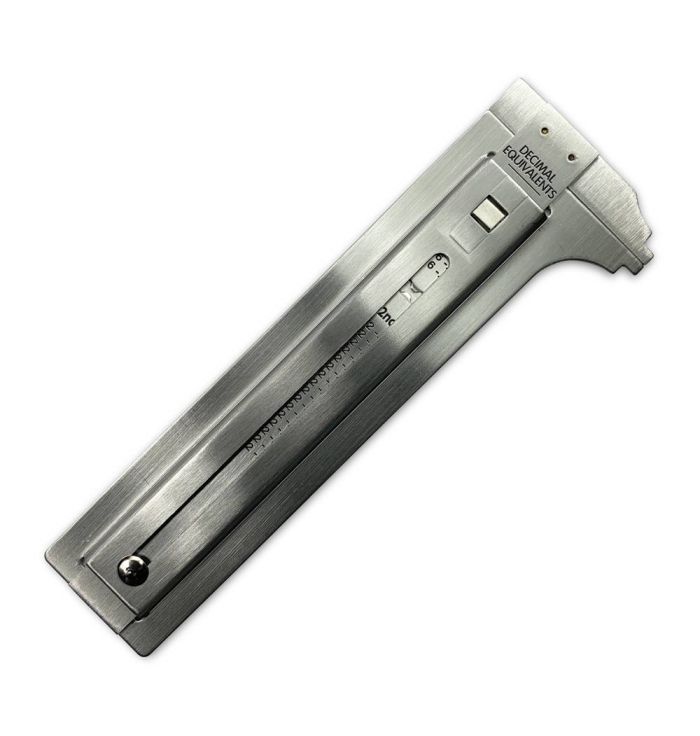 General Tools 132ME 3" Steel Slide Pocket Caliper