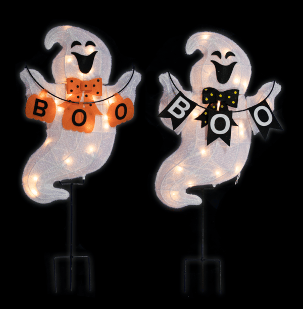 29″ Lighted Ghost Stakes 13640 - Box of 6