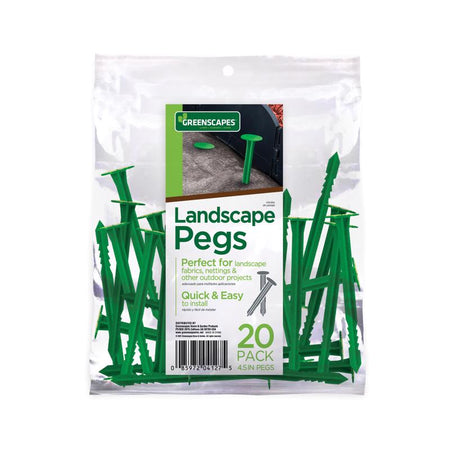 Greenscapes 4-1/2 in. L Landscape Fabric Pegs 20-Pack 46648