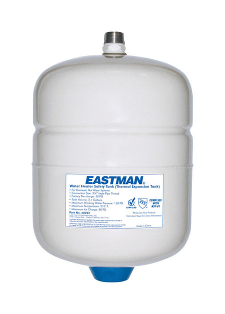 Eastman 2.1 gal Pre-Charged Expansion Water Tank 60022