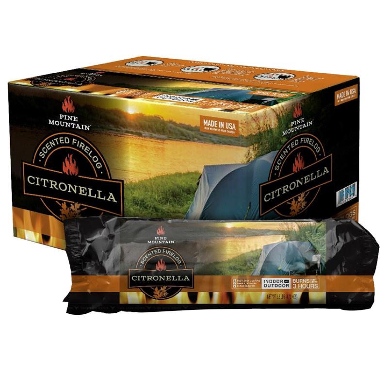Pine Mountain Citronella Fire Log 4-Pack 800-000-869