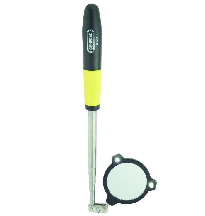 General Tools 80557 LED-Lighted Telescoping Inspection Mirror