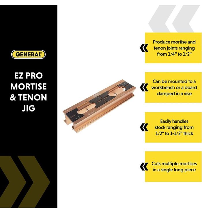 General Tools 870 E-Z Pro Mortise & Tenon Jig Kit