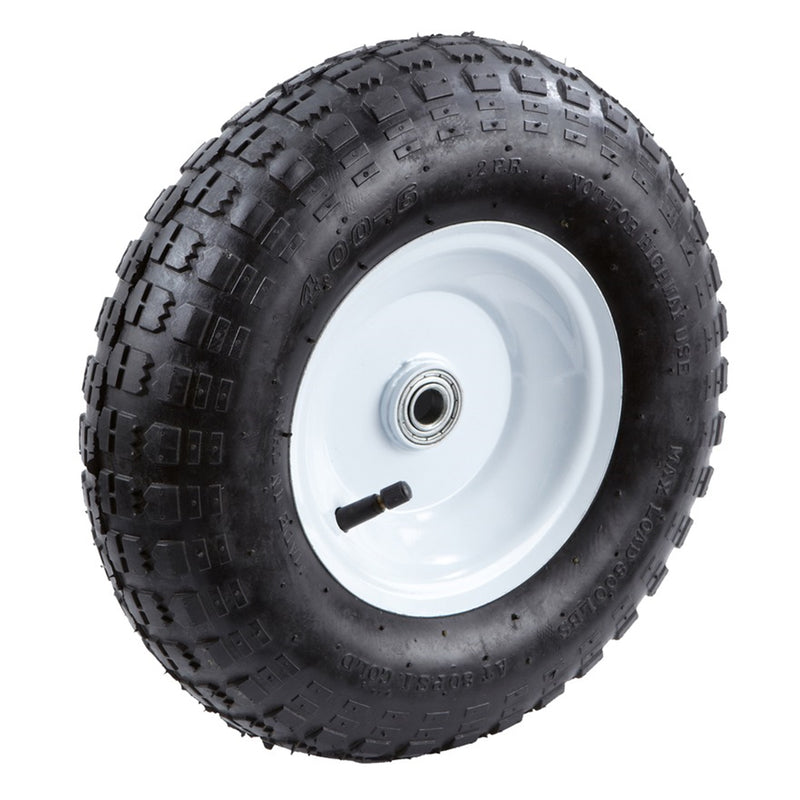 Farm and Ranch 6 in. D X 13 in. D 300 lb. cap. Centered Tire Rubber FR1035