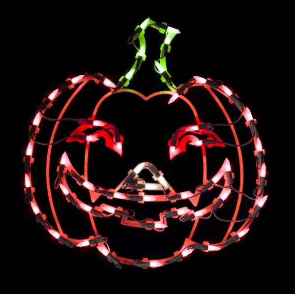 13″ x 13″ Pumpkin Lighted Silhouette L8853 - Box of 6