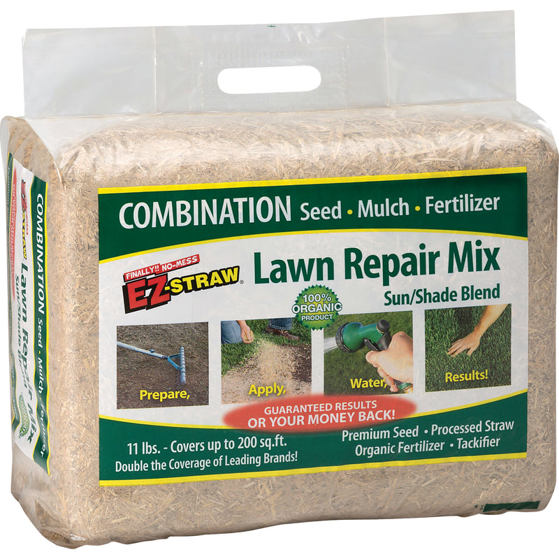 Rhino Seed EZ-Straw Lawn Repair Mix 11 Lbs MLEZSUNSHD11