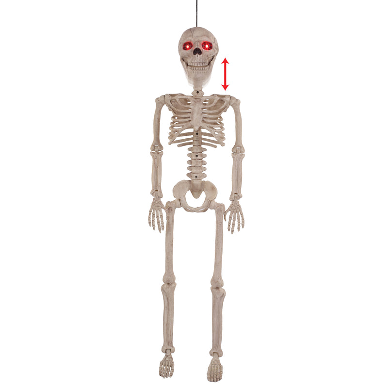 Seasons Red 36 in. Prelit Animated Human Skeleton W81897