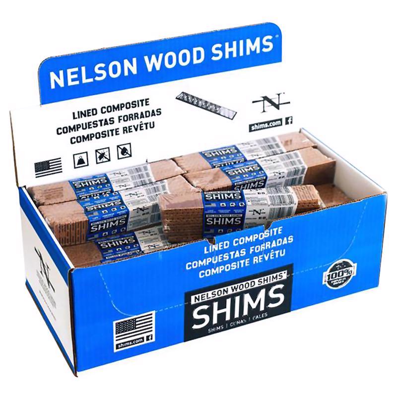 Nelson 8" Composite Shims 12-Pack WC8-12-32-78L - Box of 32
