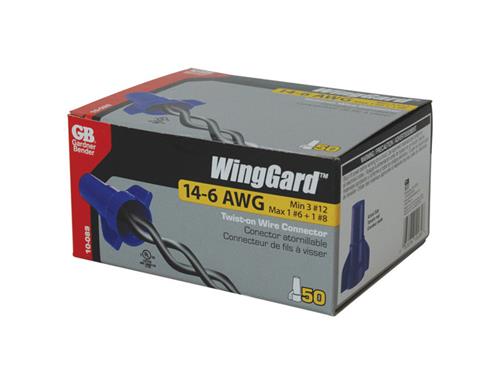 WingGard Twist-on Wire Connector Blue 50-Pack 10-089