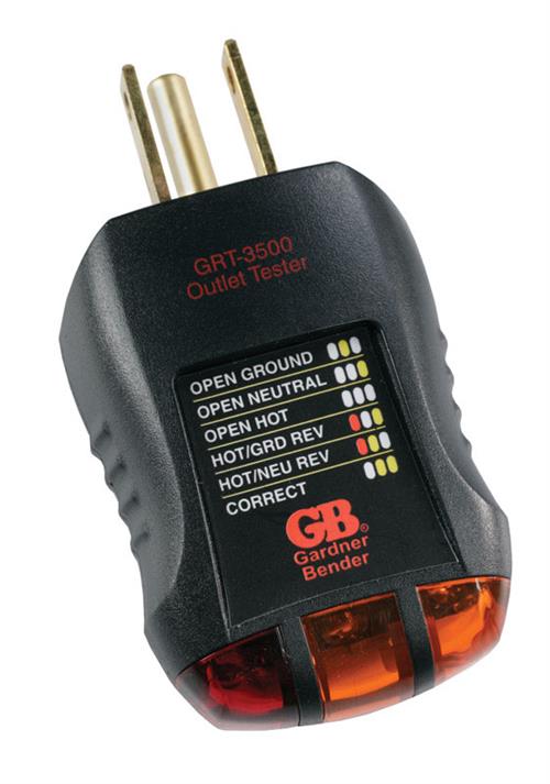 Gardner Bender GRT-3500 Outlet Receptacle Tester & Circuit Analyzer