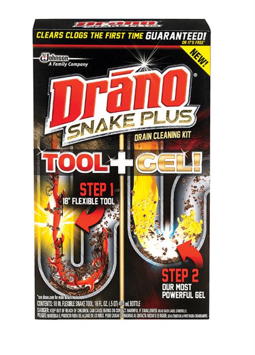 Drano Snake Plus Tool & Gel System 70241 - Box of 6