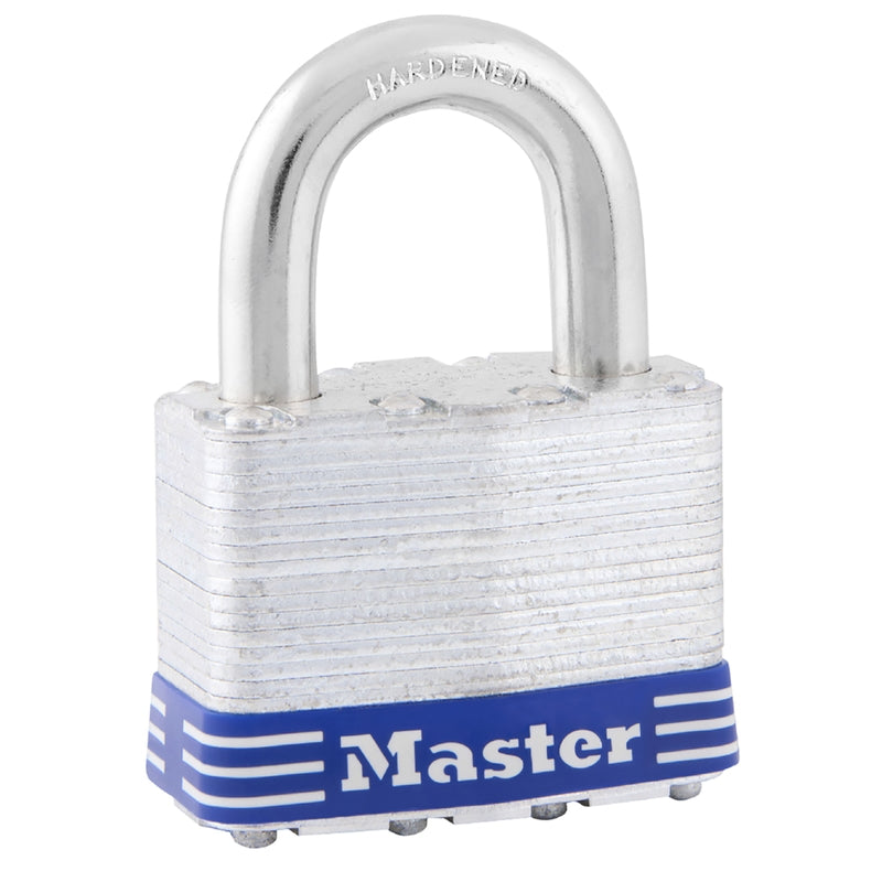 Master Lock 2 In Wide Laminated Steel Pin Tumbler Padlock 5D