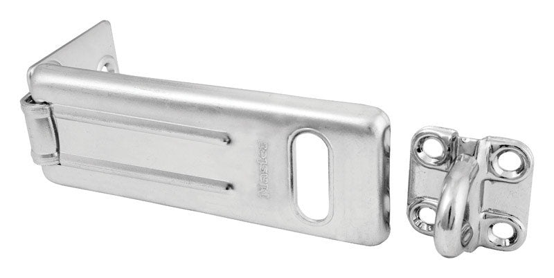 Master Lock 4-1/2 In Zinc Plated Hardened Steel Hasp 704DPF