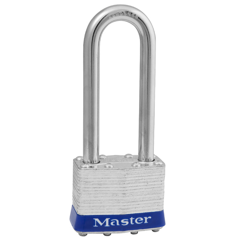 Master Lock 1-3/4in Wide Laminated Steel Pin Tumbler Padlock 2-1/2in Shackle 1UPLJ