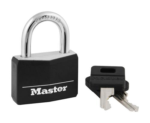 Master Lock 1-9/16in Wide Covered Solid Body Padlock 141D