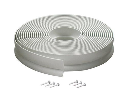 MD Building Products 03822 Garage Door Seal for Top and Sides White