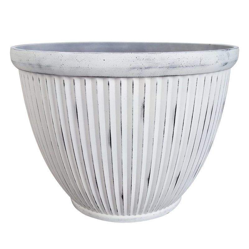 Southern Patio 15 in. D Resin Westland Patio Planter