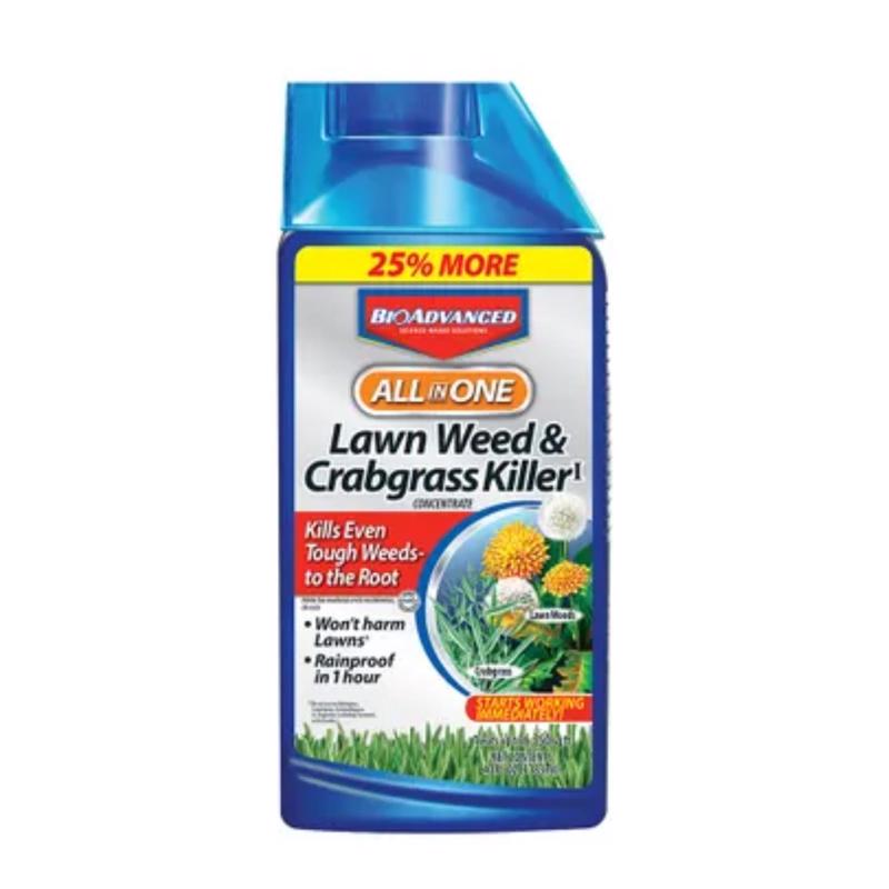 Bayer Advanced All-In-One Lawn Weed & Crabgrass Killer 40 Oz Concentrate 704140A - Box of 8
