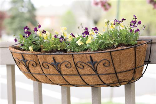 Living Accents 30" Oblong Steel Window Planter 88518