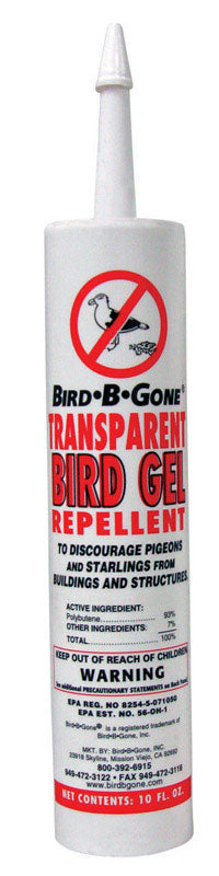 Bird-B-Gone 10 Oz Transparent Bird Gel Repellent MMTBG