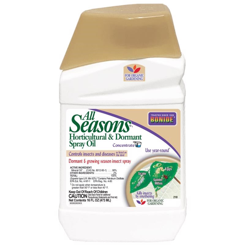 Bonide All Seasons Horticulture Spray Oil Concentrate Pint 210