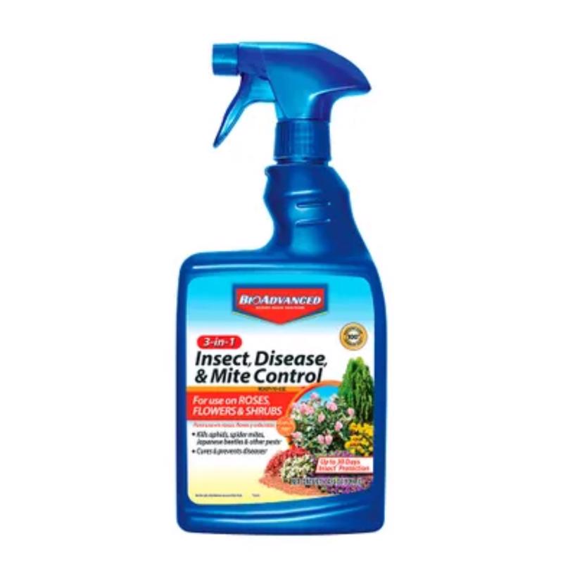 Bayer Advanced 701290B 3-In-1 Insect, Disease & Mite Control 24 Oz Ready-To-Use