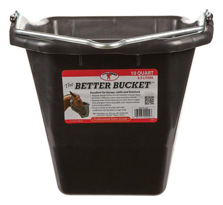 Little Giant 10 Quart Plastic Better Bucket Black BB10BLACK