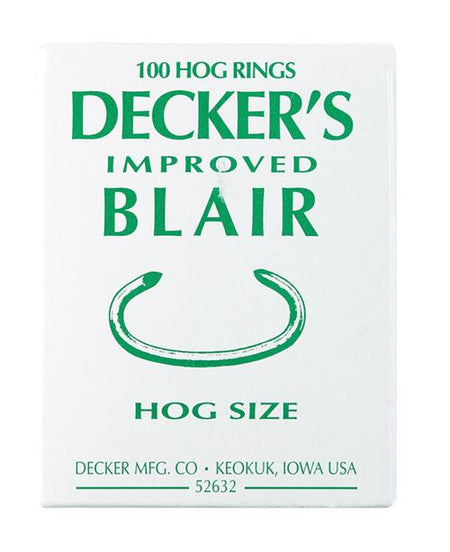 Decker's Improved Blair Hog Rings No. 6