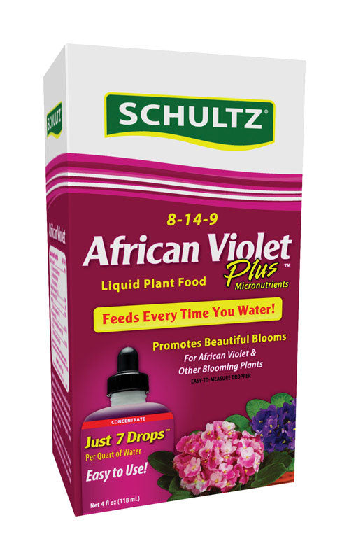 Schultz 8-14-9 African Violet Liquid Plant Food 4 Oz SPF44900
