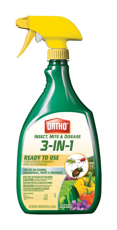 Ortho Insect Mite & Disease 3-in-1 RTU 24 Oz 0345510