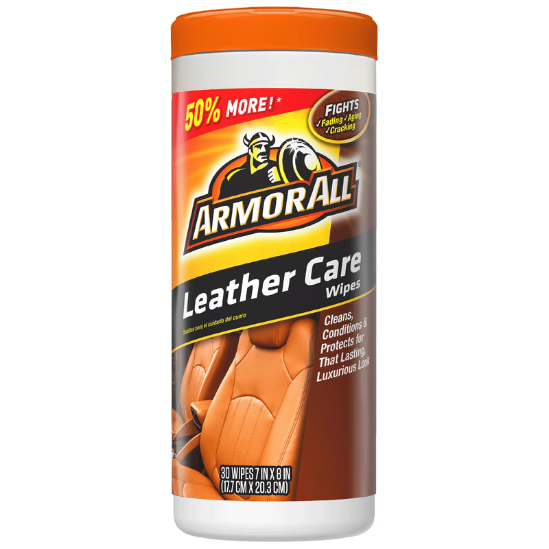 Armor All Leather Cleaner/Conditioner Wipes 30 Ct 18581B