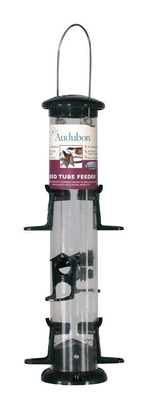 Audubon 6 Port Mixed Seed Tube Feeder NATUBE12