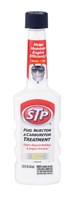 STP Fuel Injector & Carburetor Treatment 5.25 Oz 78571