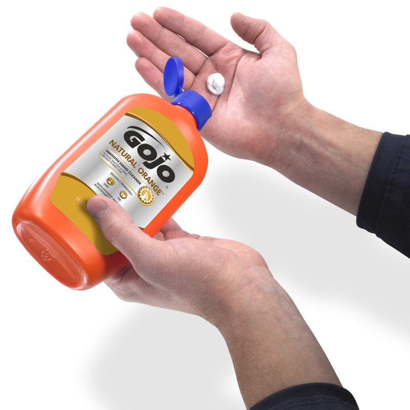 GOJO Natural Orange Smooth Hand Cleaner 14 Oz 0947 - Box of 12