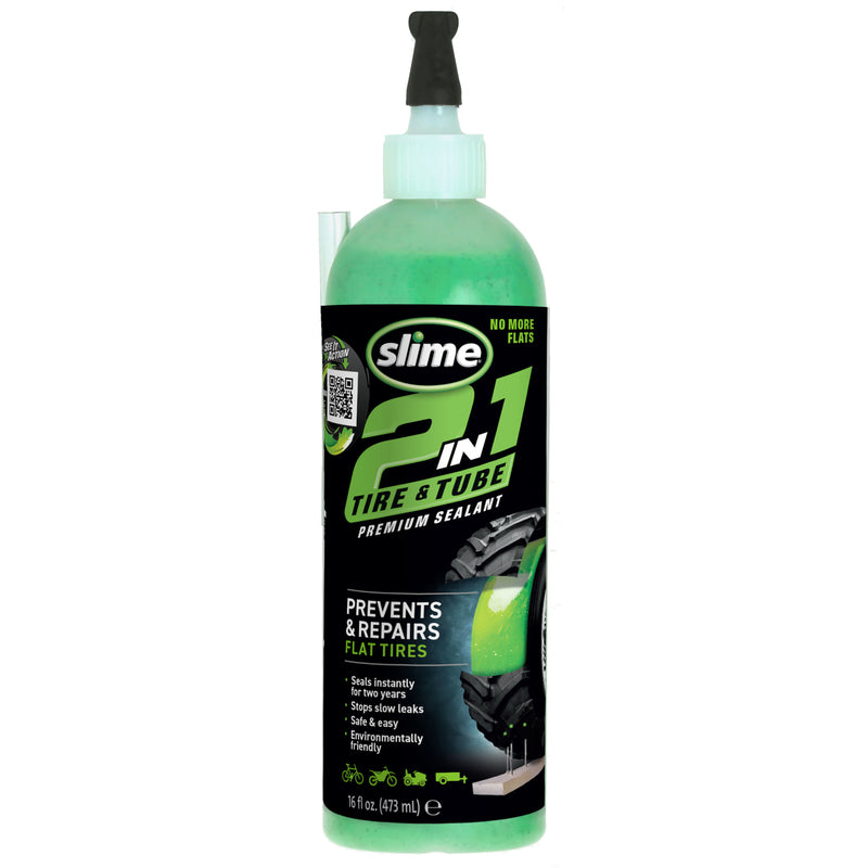 Slime 2-In-1 Tire & Tube Sealant 16 Oz 10193