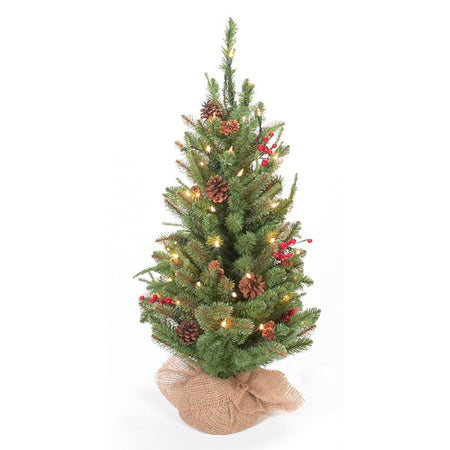 3′ Mixed Pine Tabletop Tree 11058