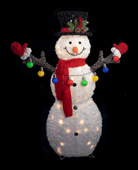 48″ Lighted Snowman 19246