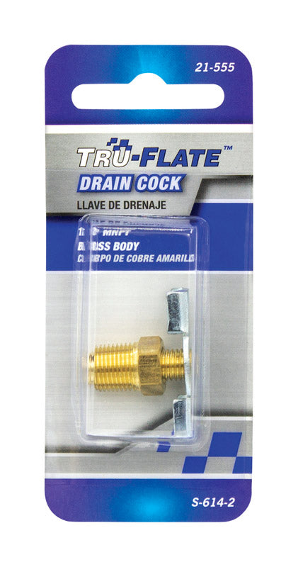 Tru-Flate 1/8 Inch Drain Cock 21-555-1