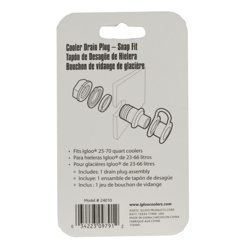 Igloo Triple Snap Drain Plug 00024010-2