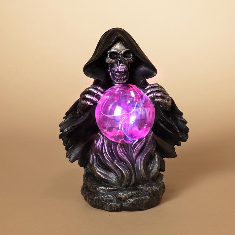 Gerson 10.75 in. Grim Reaper With Magic Ball 2598570