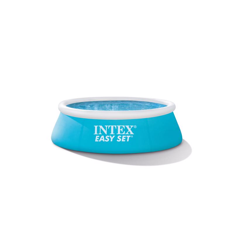 Dive into summer fun with the Intex Easy Set 3-Ft 232-Gal Round Inflatable Pool! 