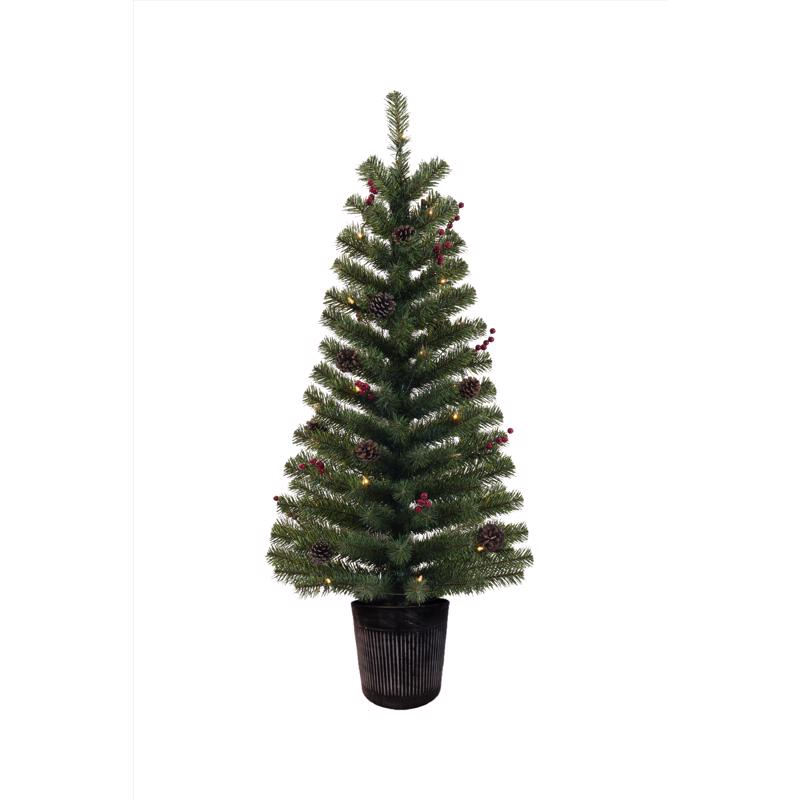 Celebrations 4 ft. Full LED 35 Count Northern Pine Tree Color Changing Christmas Tree 283-135-35LM