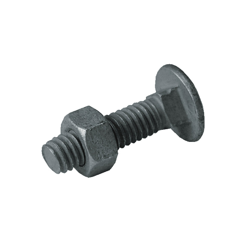 YardGard 5/16 in. X 1-1/4 in. L Galvanized Steel Carriage Bolt 20-Pack 328502C