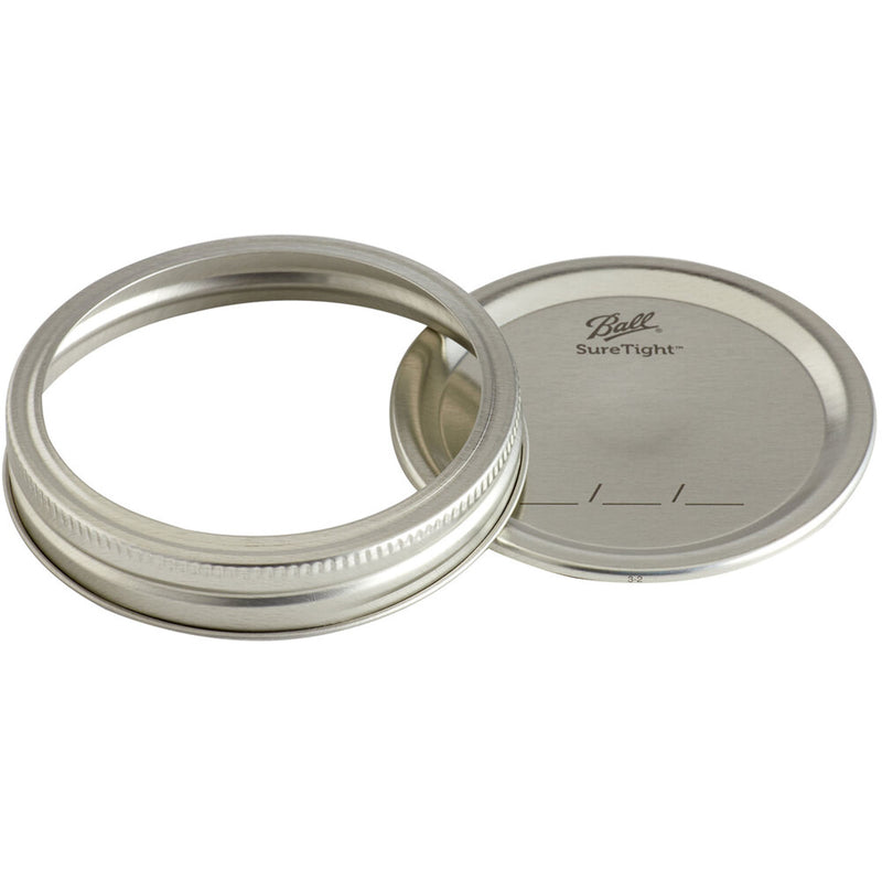 Ball Wide Mouth Metal Lids & Bands 12-Pack 40000ZFP-2