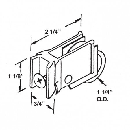 Barton Kramer 471 Miller Door Roller Assembly