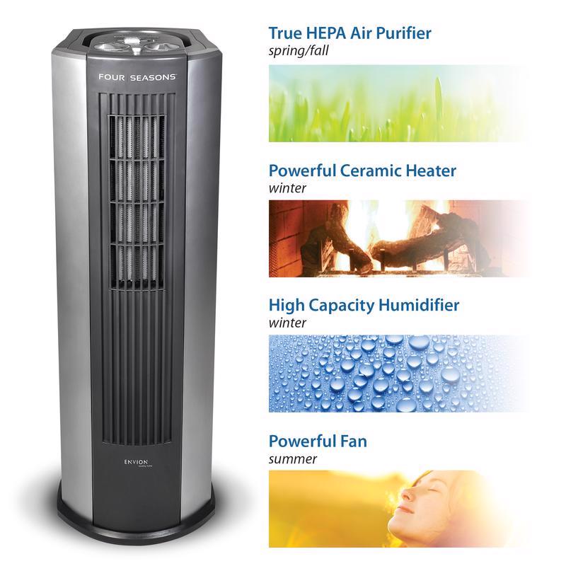 Envion Four Seasons 4-in-1 HEPA Air Purifier/Fan/Heater/Humidifier 49298