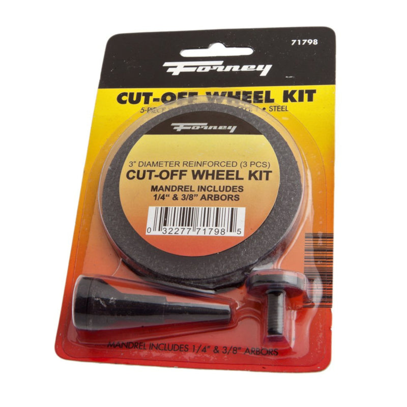 Forney 5-Pc 3" Cut-Off Wheel Kit 71798