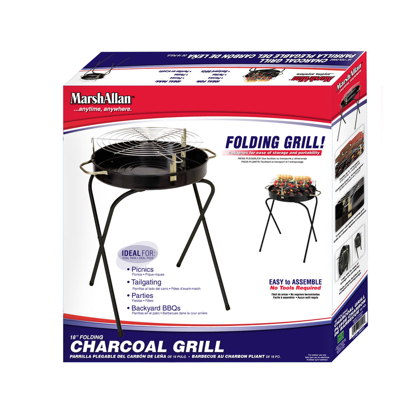 Marsh Allen 18" Fold-A-Matic Charcoal Grill 717HH