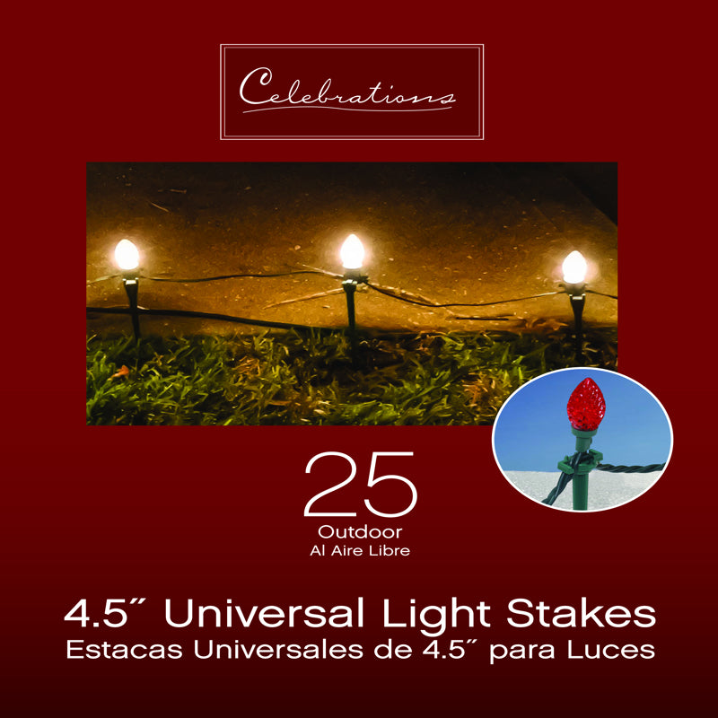 Celebrations Outdoor Light Stake 25-Pack 73000-25GACP